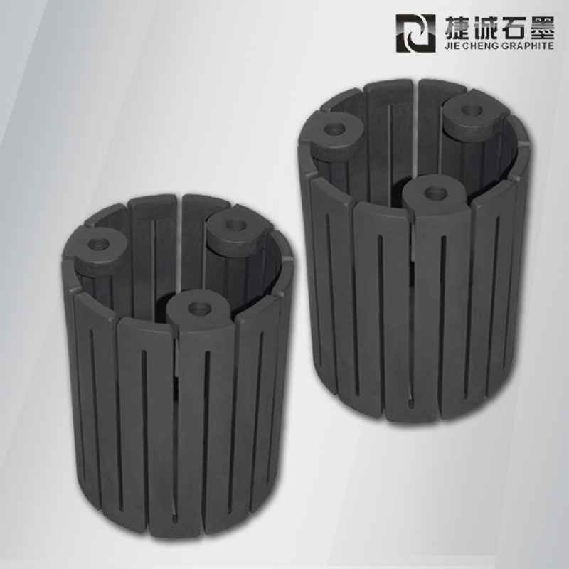 單晶爐石墨發熱體加工廠 耐高溫多晶爐石墨加熱器 進口單晶爐熱場石墨14大件 高密度光伏石墨熱場